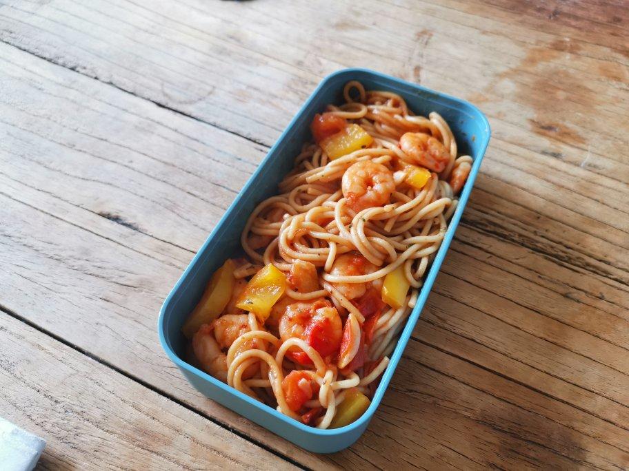 番茄虾仁意面（简单又减脂）