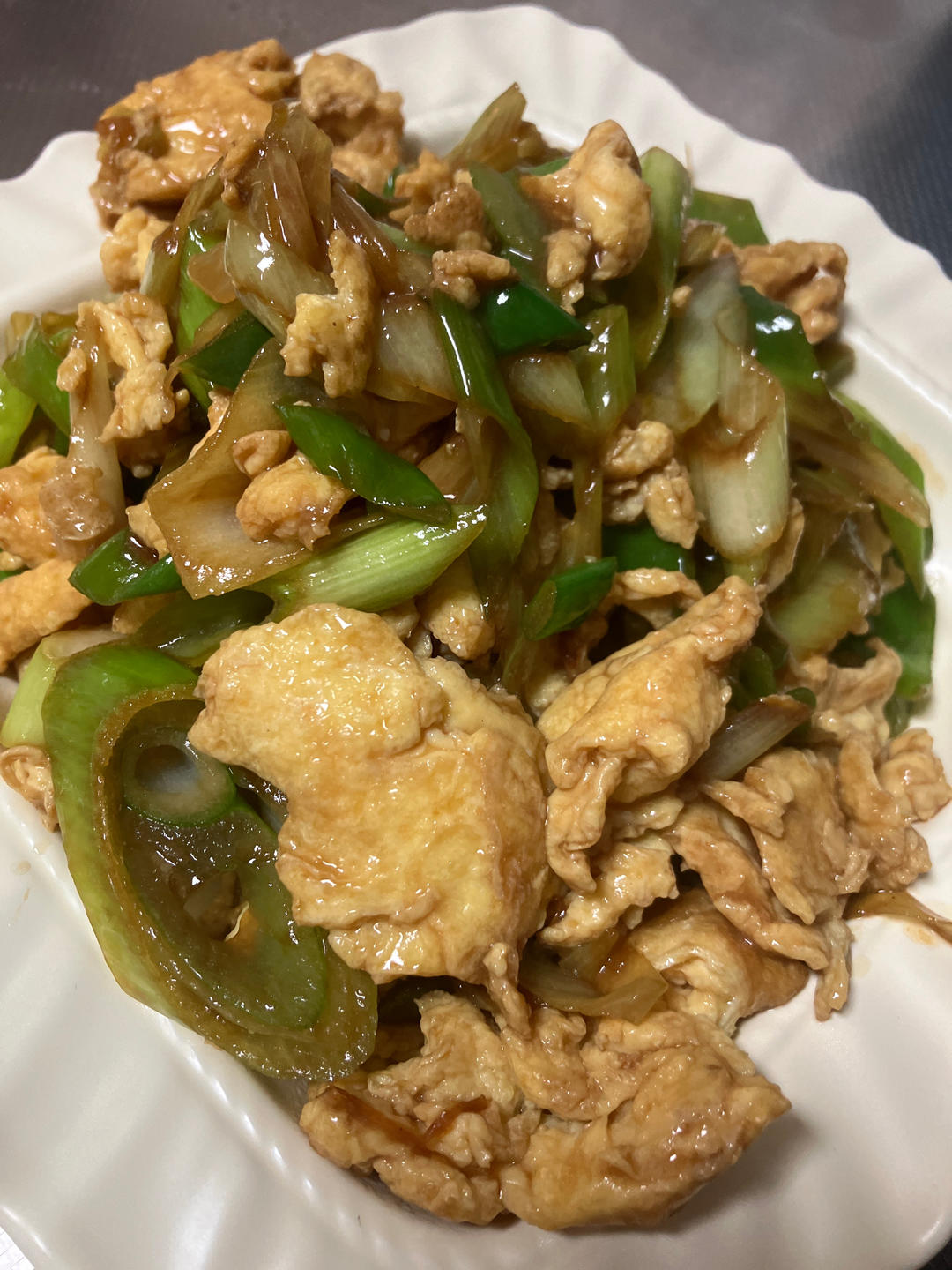 超下饭的大葱炒鸡蛋