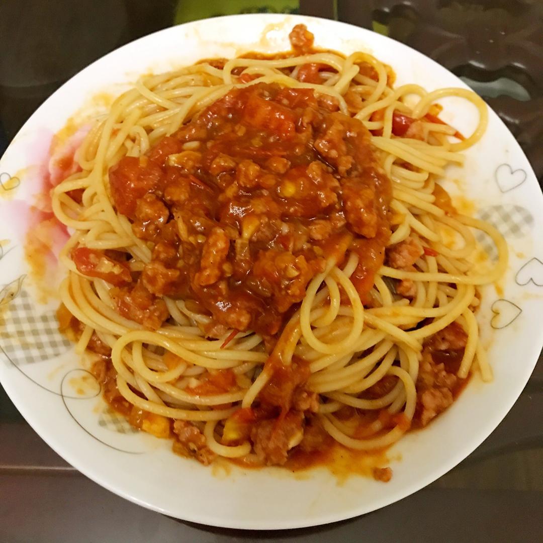番茄肉酱意面
