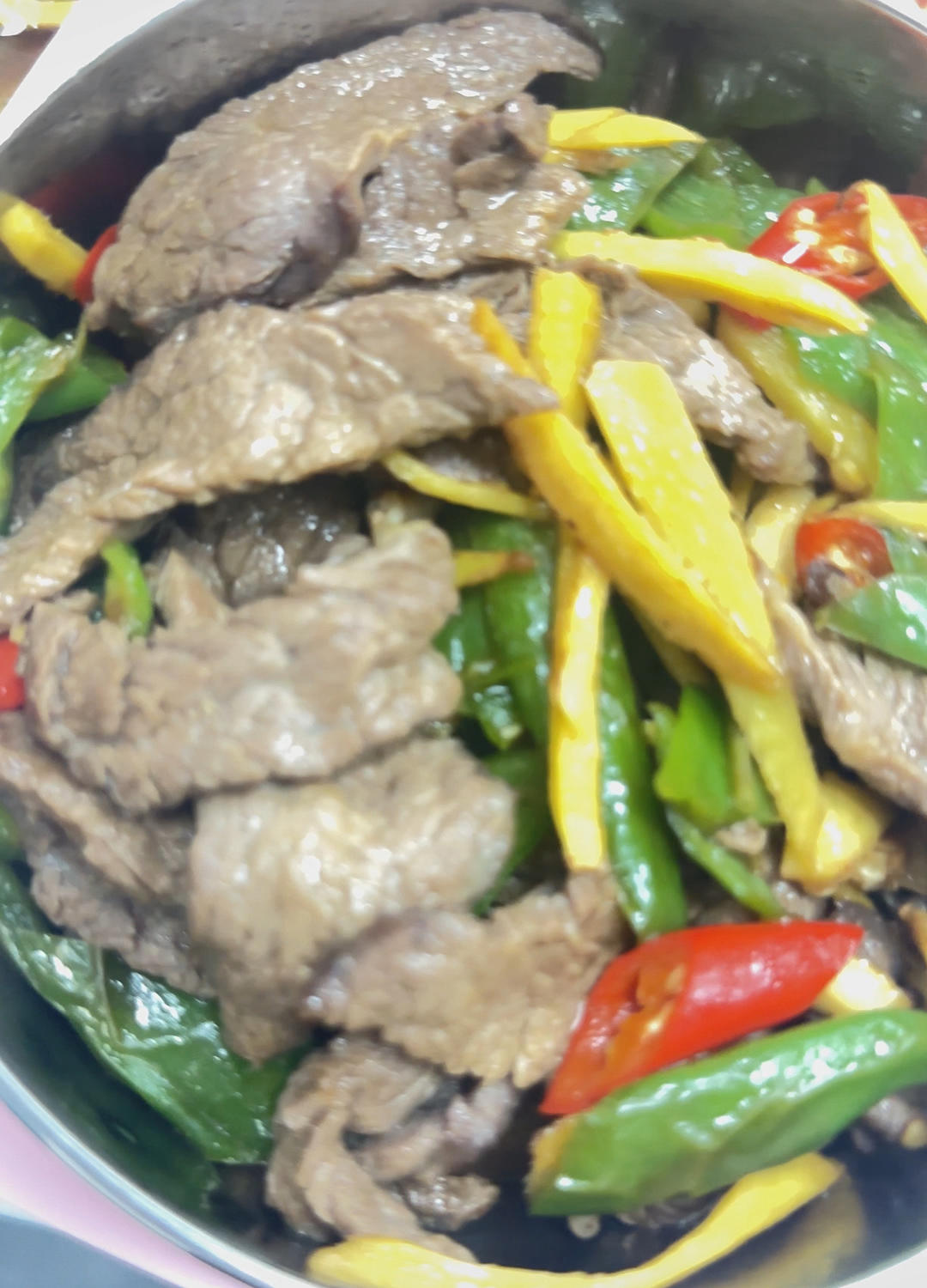 青辣椒姜絲炒吊龍