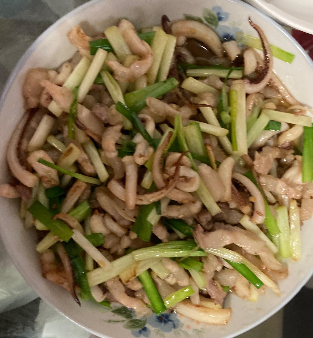 韭黄鱿鱼肉丝