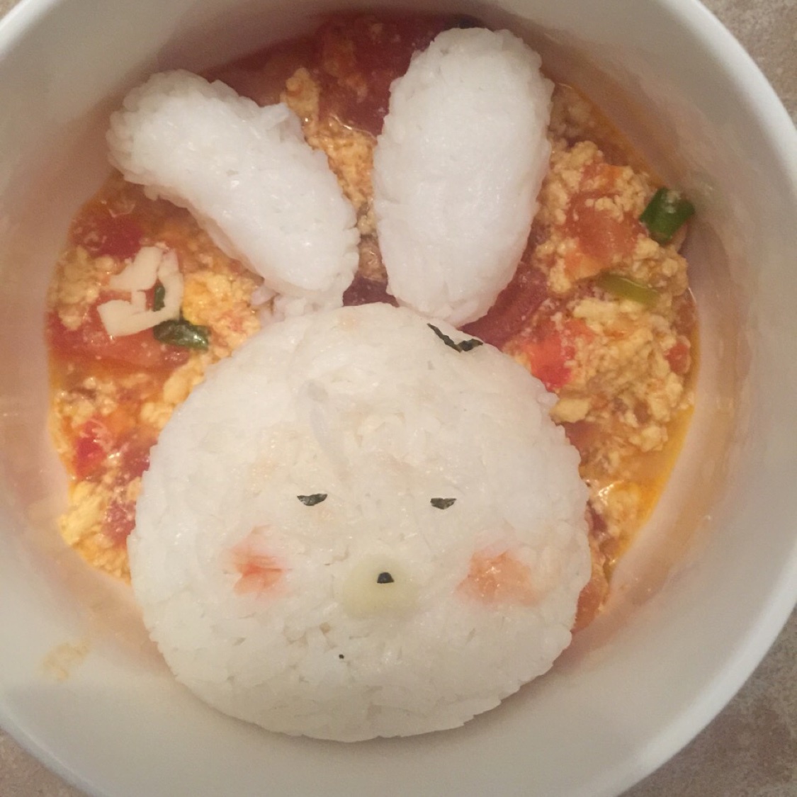 睡觉小兔子饭团