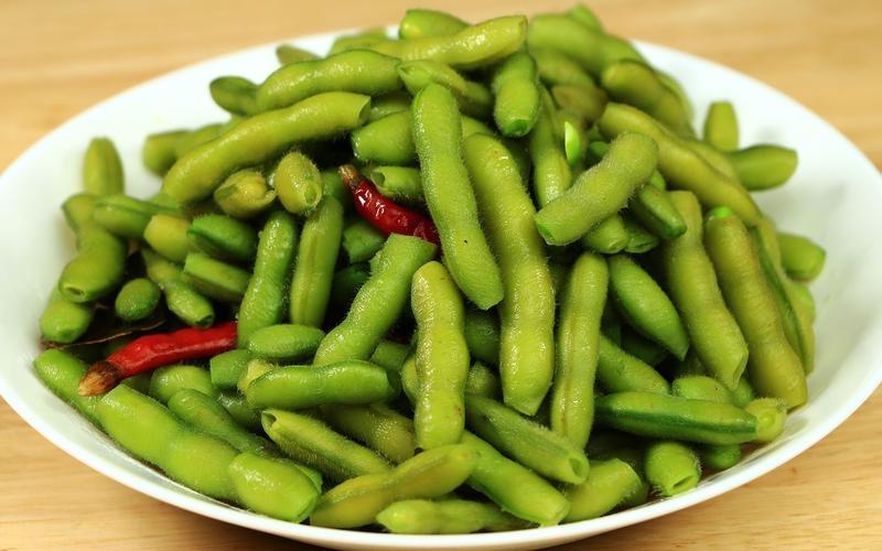 水煮毛豆（饭店口味）
