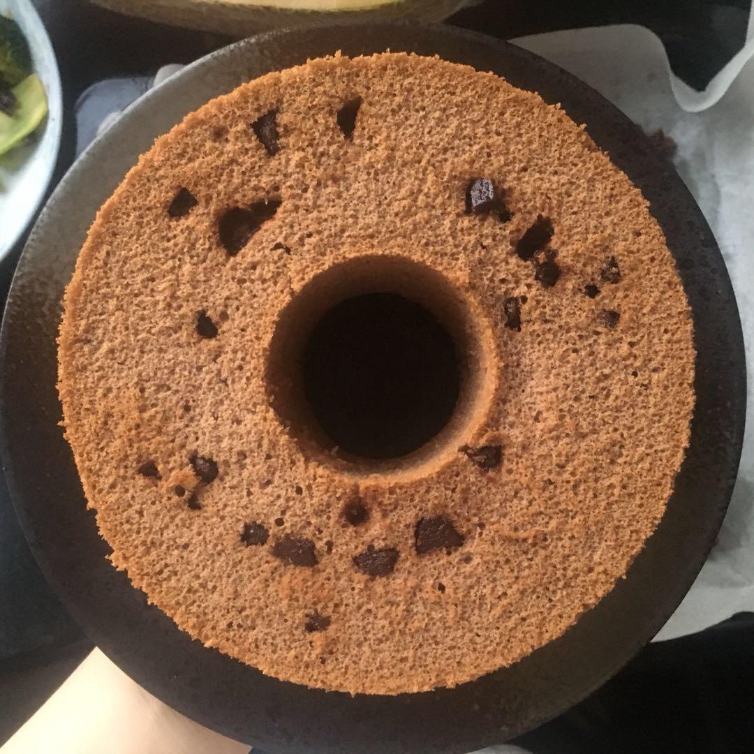 巧克力粒酸奶戚风