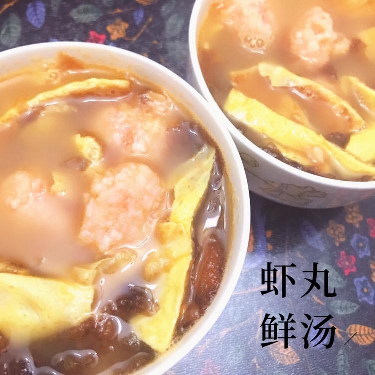 让宝宝一口就爱上的虾滑紫菜疙瘩汤