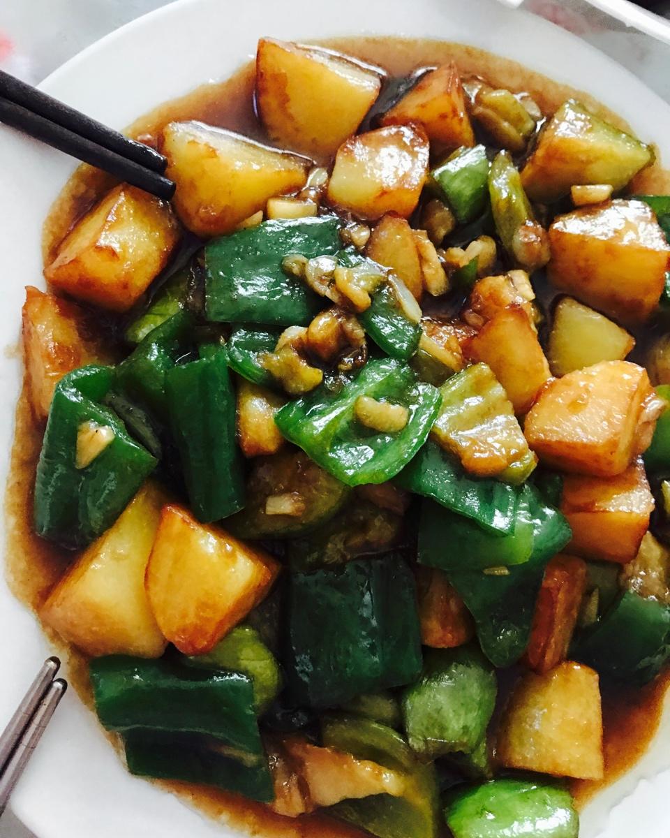 超级下饭的地三鲜