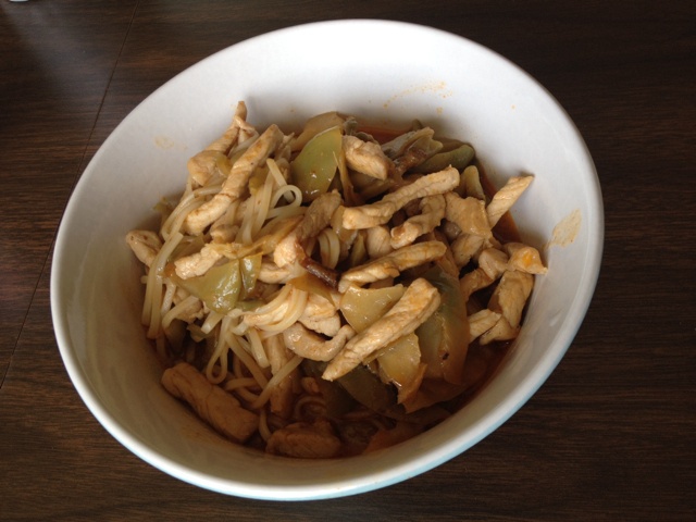 香辣榨菜肉丝面