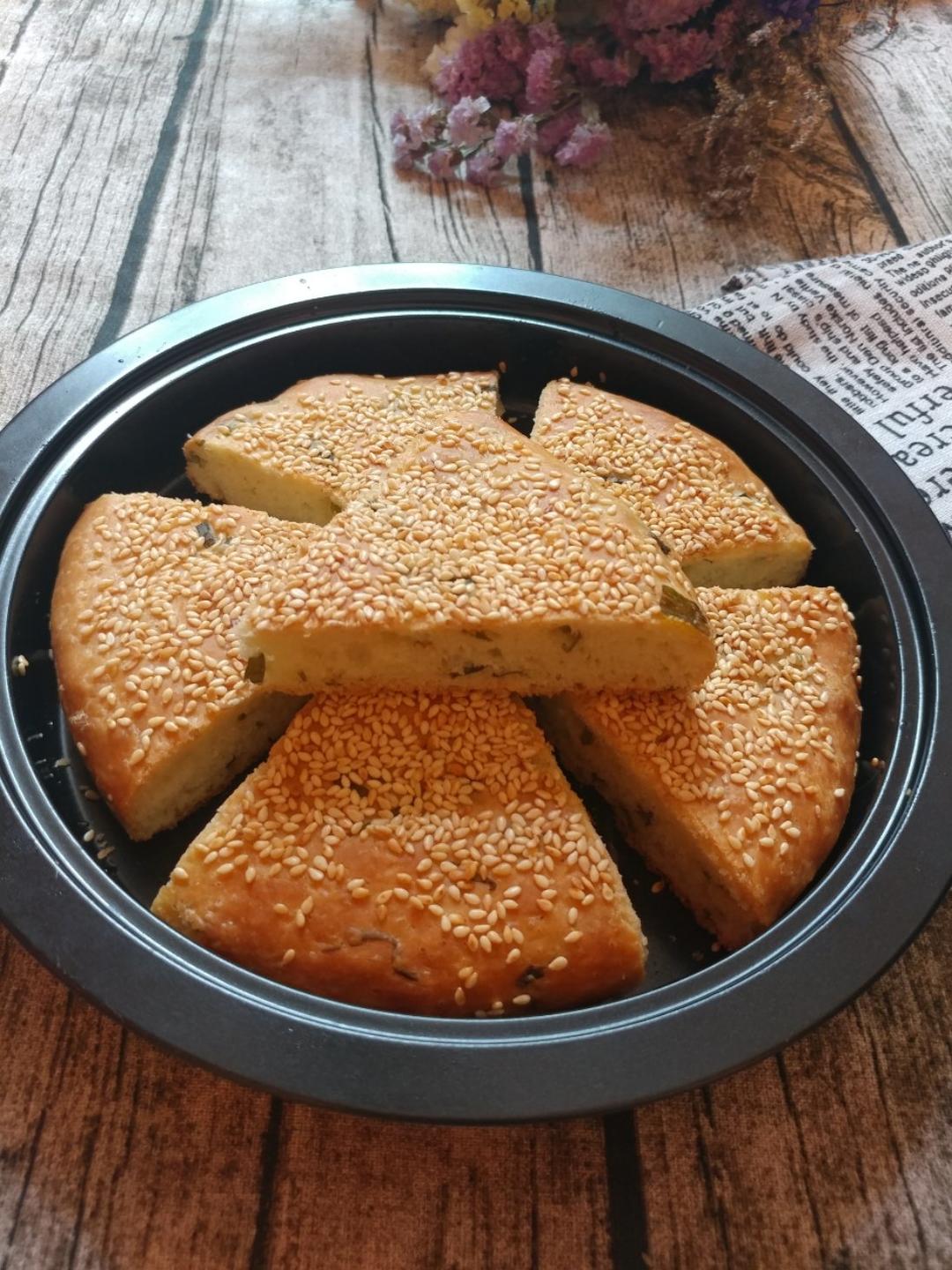 简易发面葱油饼（烤箱版）