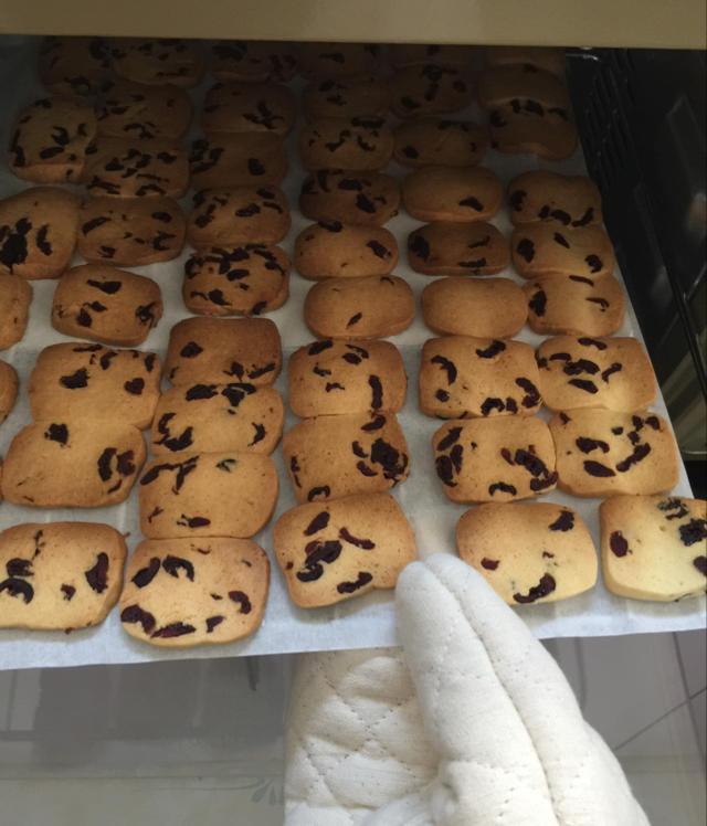 低糖少油版蔓越莓饼干