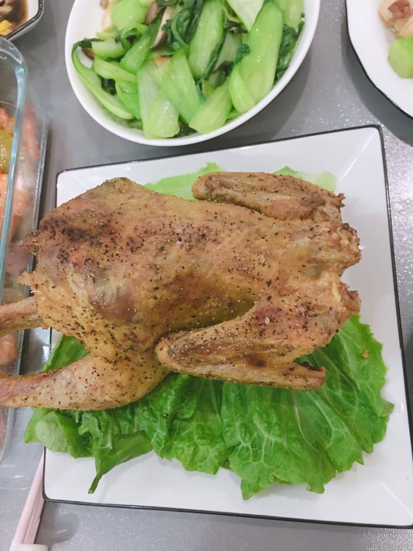 脆皮烤鸡