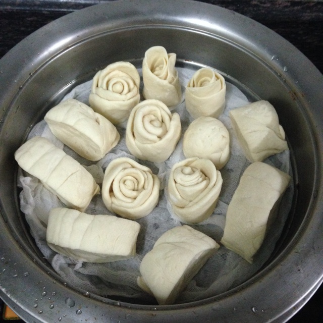 玫瑰花馒头