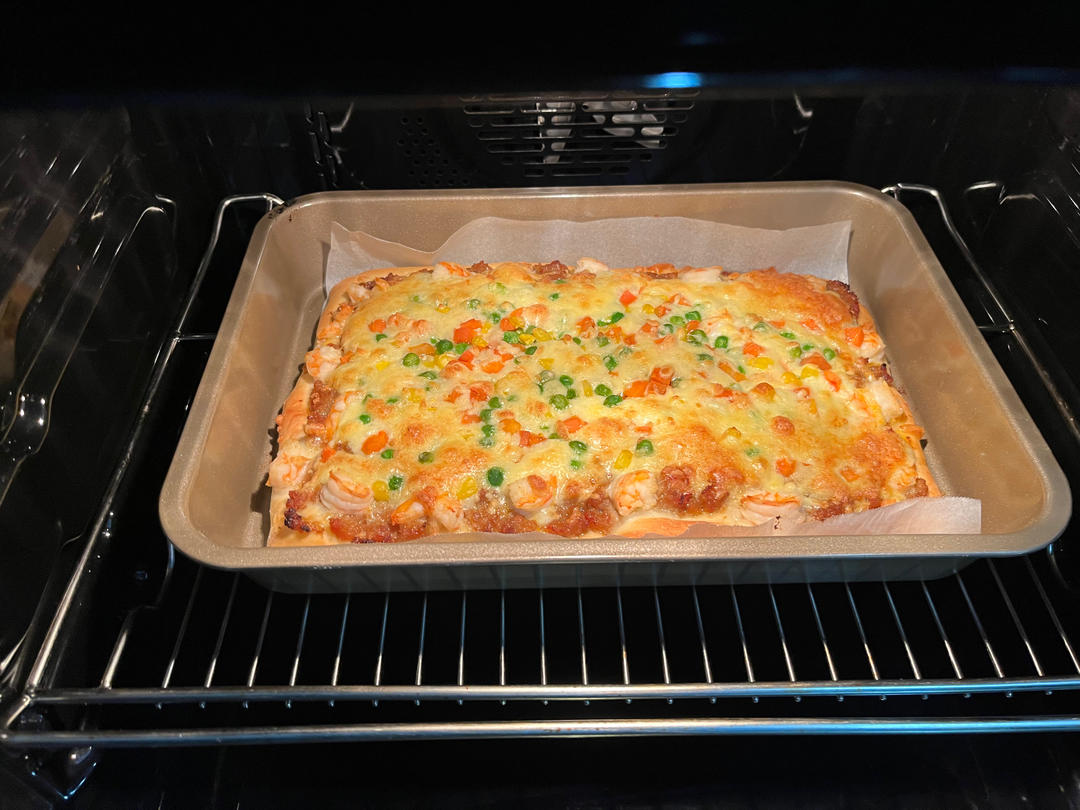 儿子说比BSK好吃的披萨（含披萨酱、饼底做法）