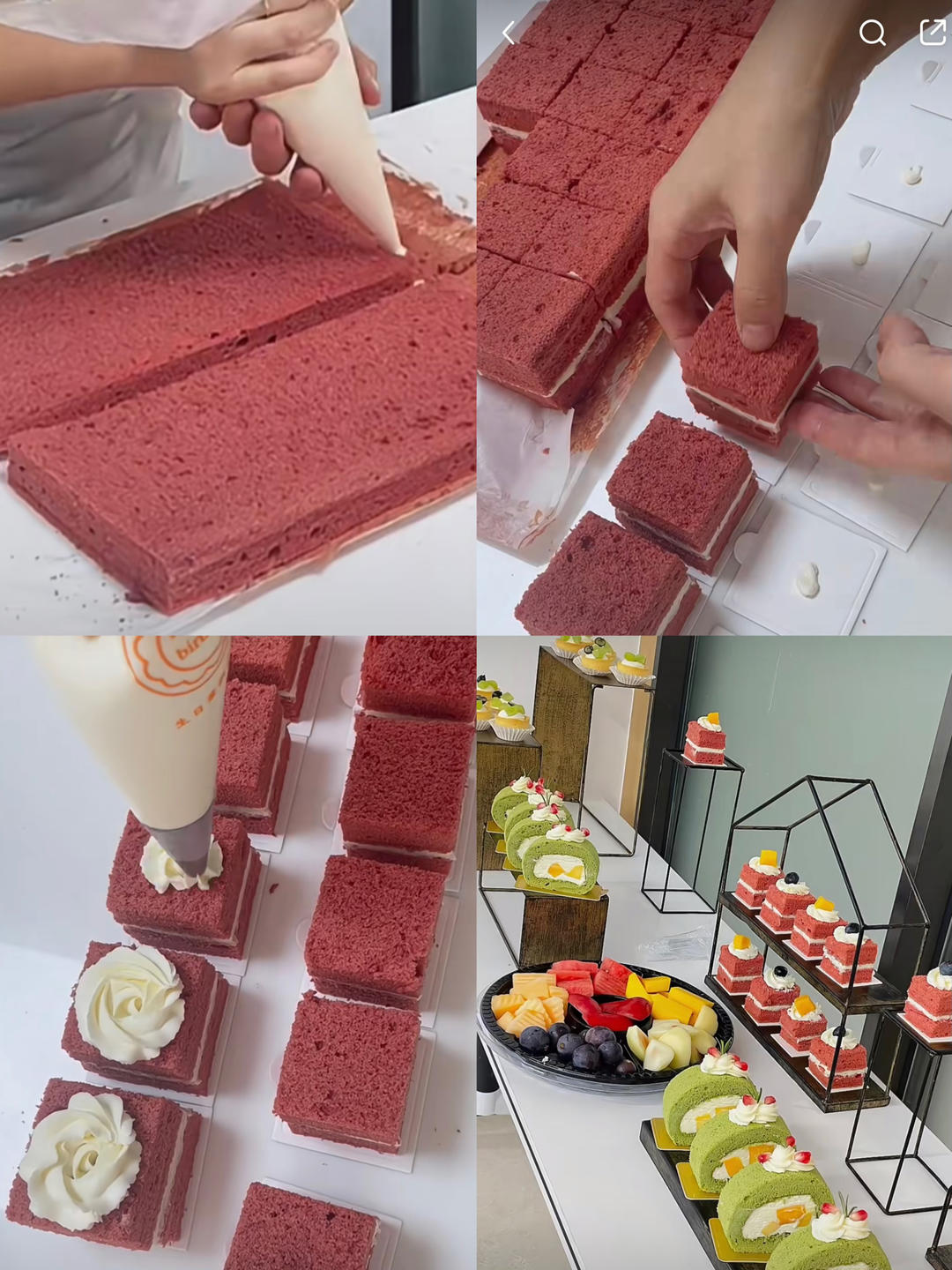 椰香芝士蔓越莓蛋糕   party小甜品的做法 步驟23