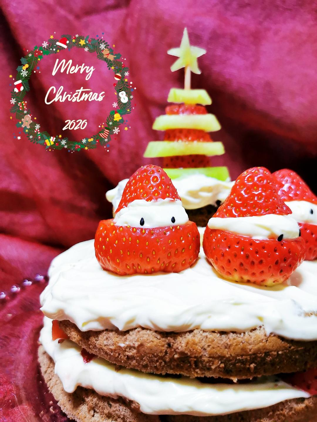 圣诞呆萌裸蛋糕