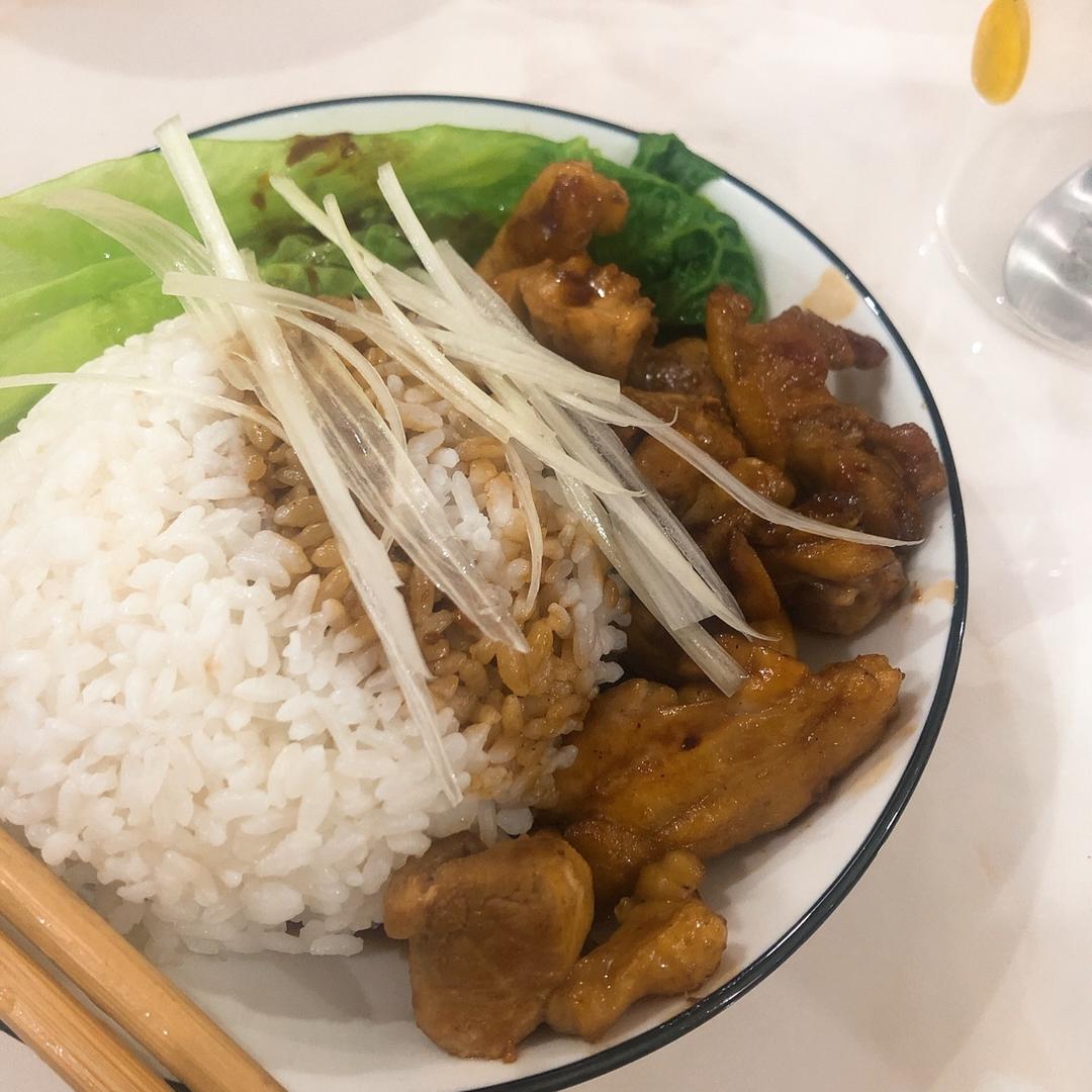 简单快手照烧鸡腿饭