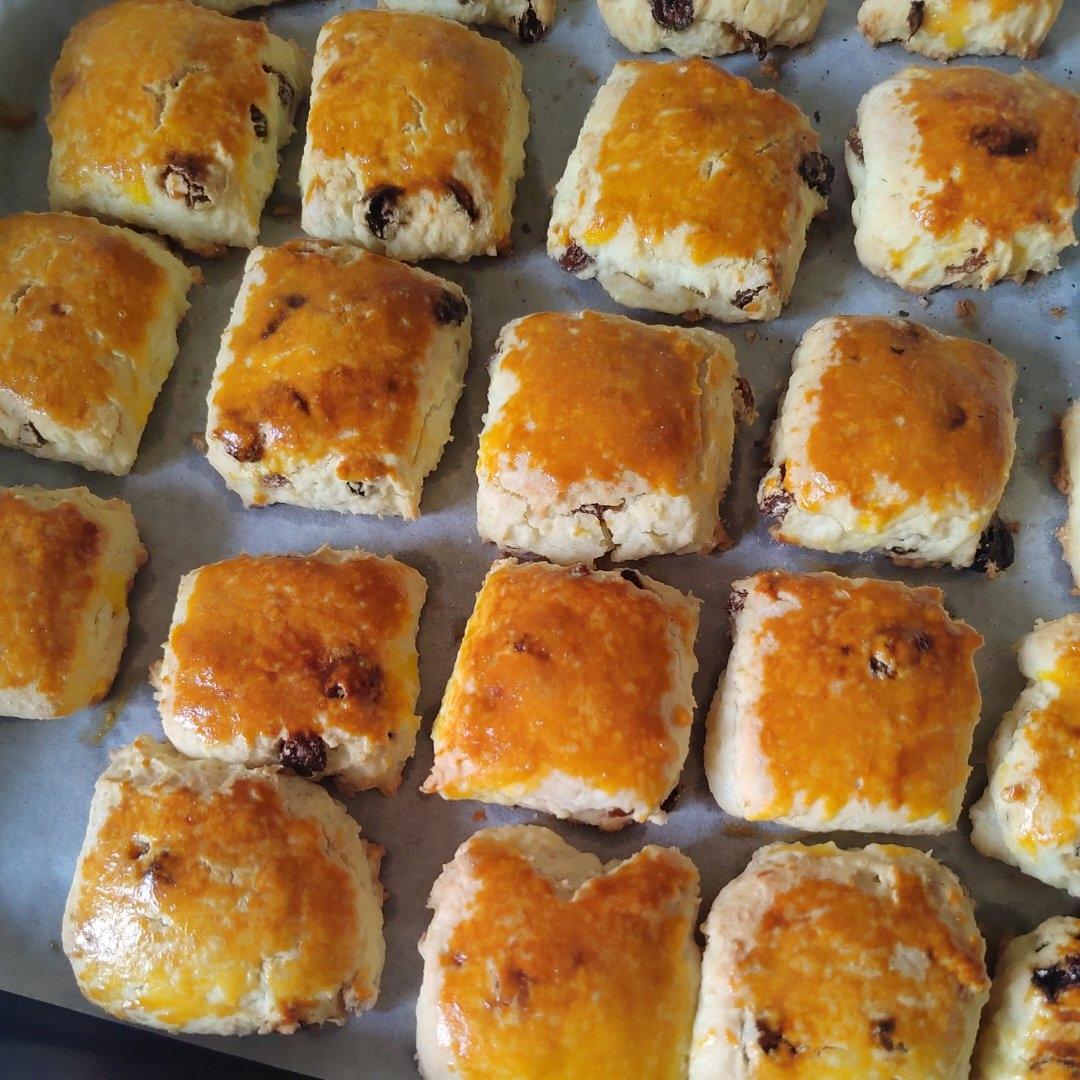 消耗淡奶油的司康