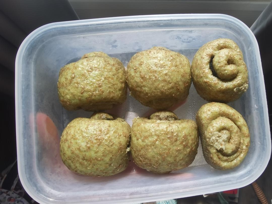 古早味斑斓包子黑芝麻馅[素食]