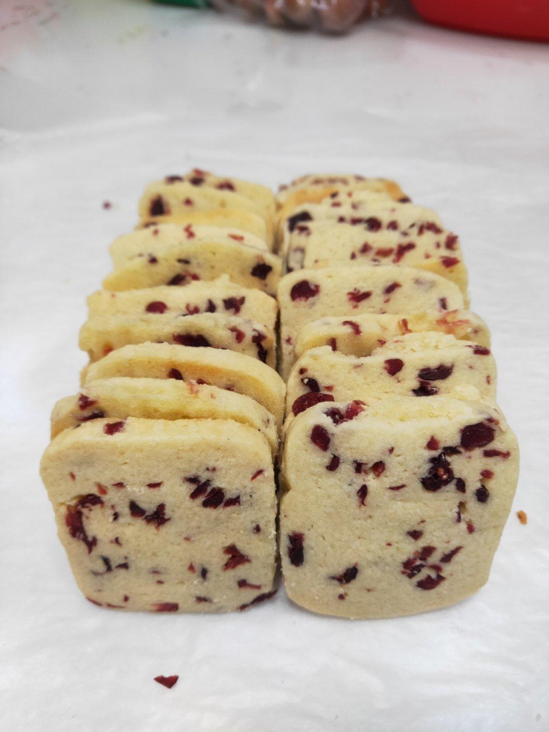 低糖少油版蔓越莓饼干