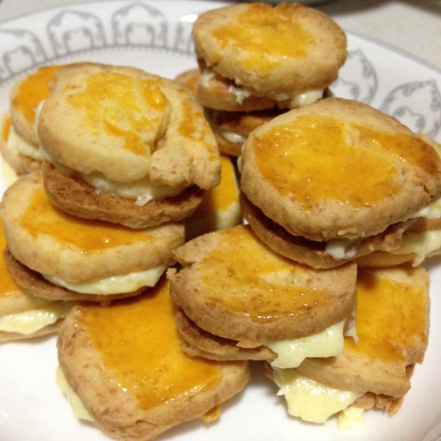 乳酪奶油夹心酥饼