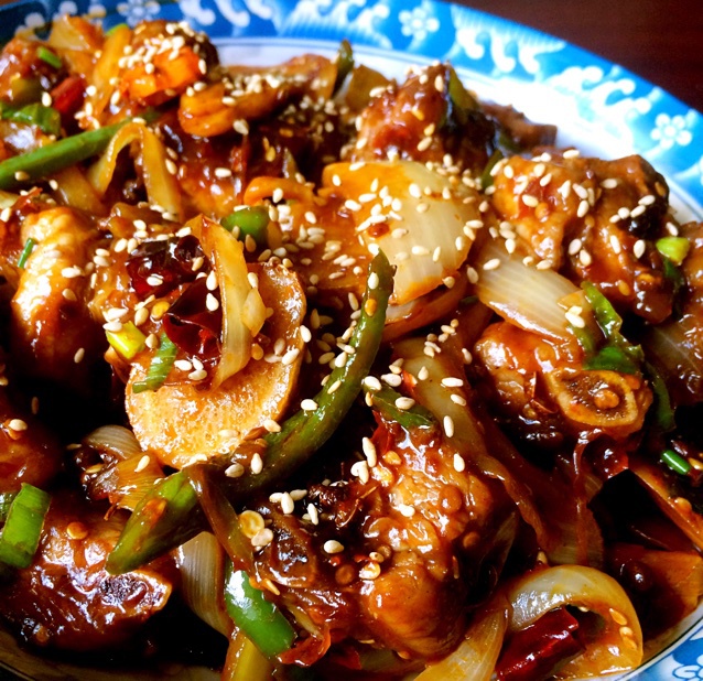 香辣干锅排骨