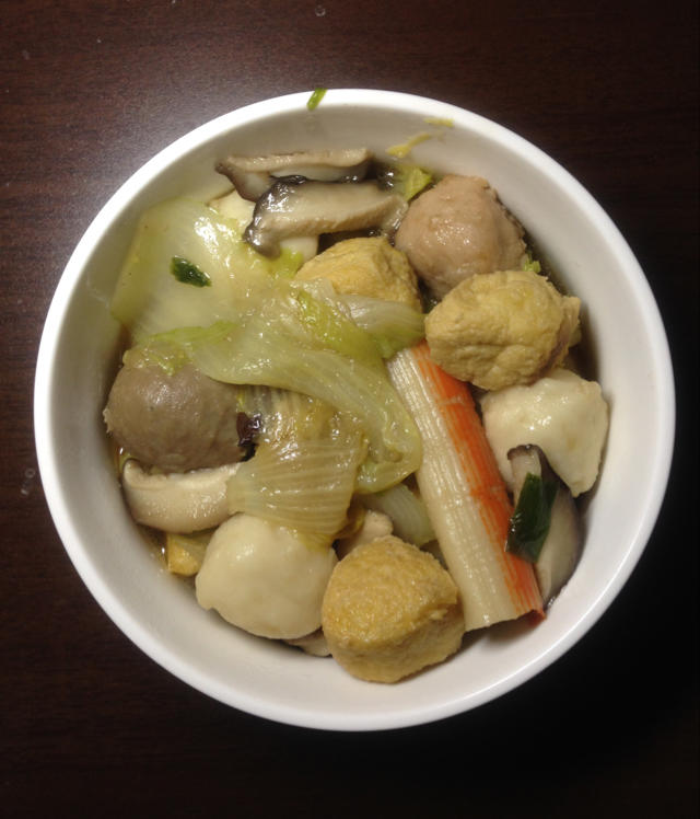 砂锅白菜鱼丸粉丝汤