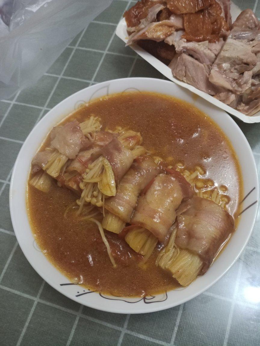 金针菇培根卷