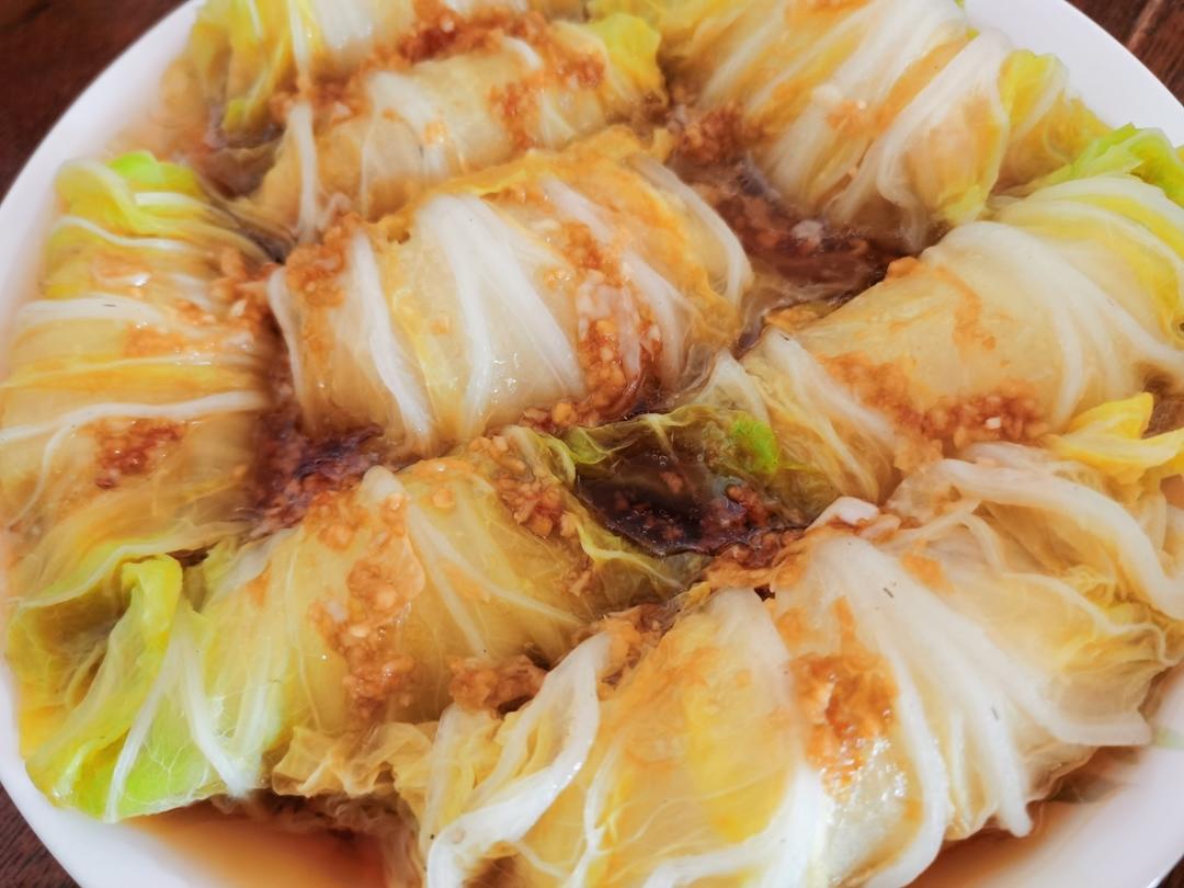 清淡却下饭的虾滑白菜卷，打赌你吃一次就忘不了！