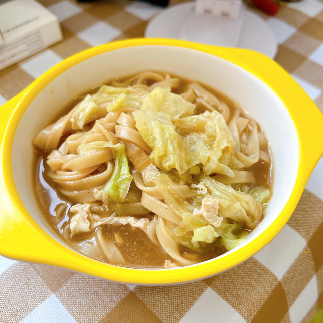 白菜炝锅面·老饭骨版