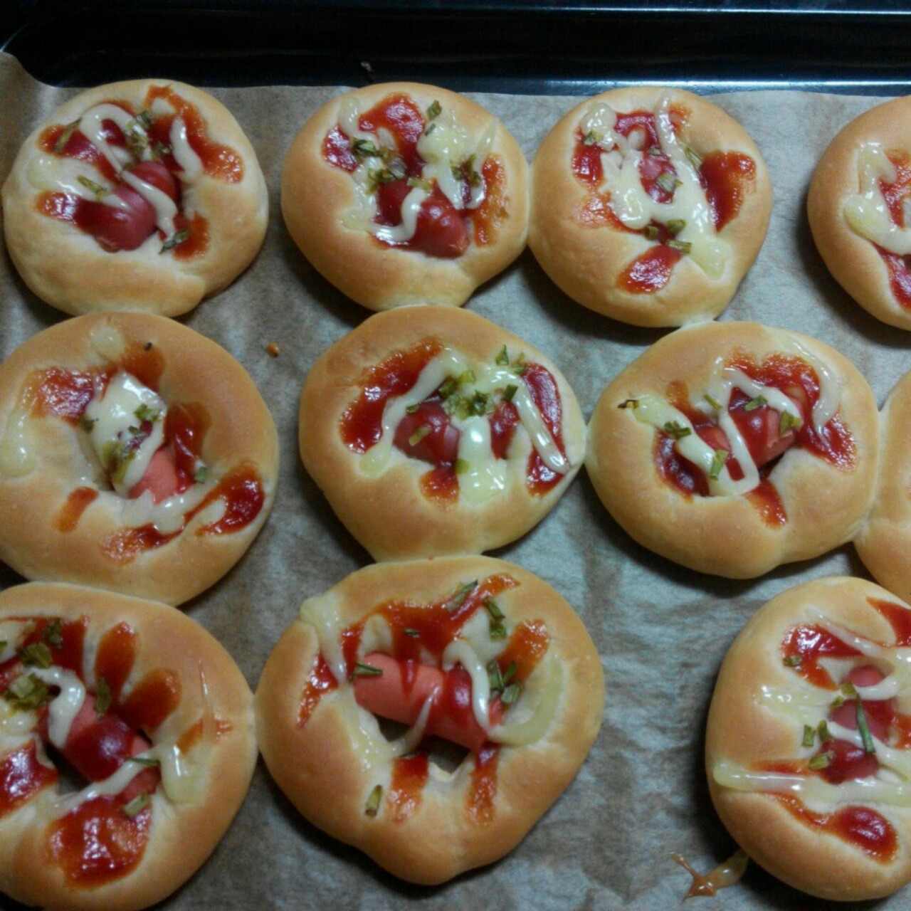 迷你肠仔小面包