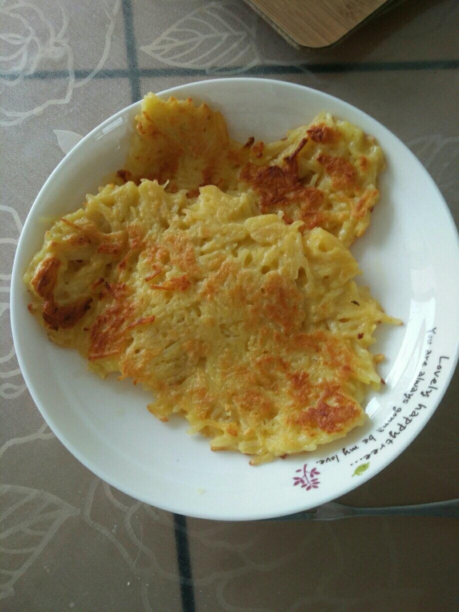 土豆丝鸡蛋饼