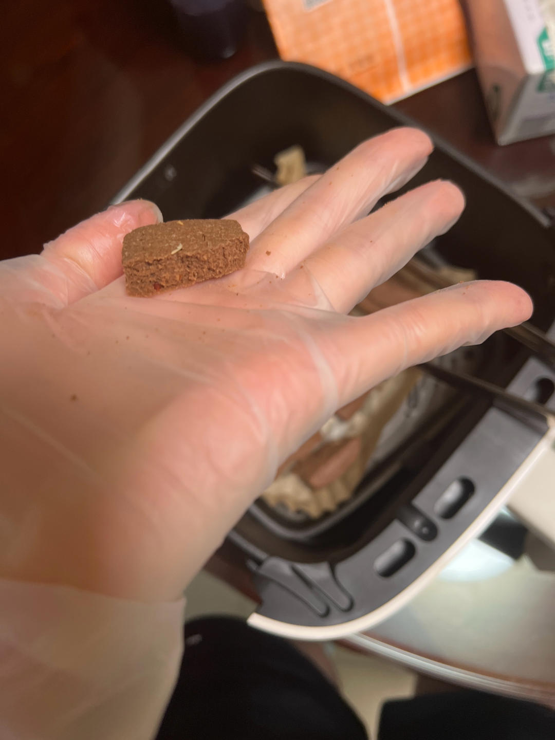 随便烤烤就好吃的空气炸锅巧克力饼干