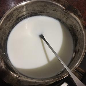 减脂餐之鲜奶米布（鲜奶米糊）的做法 步骤3