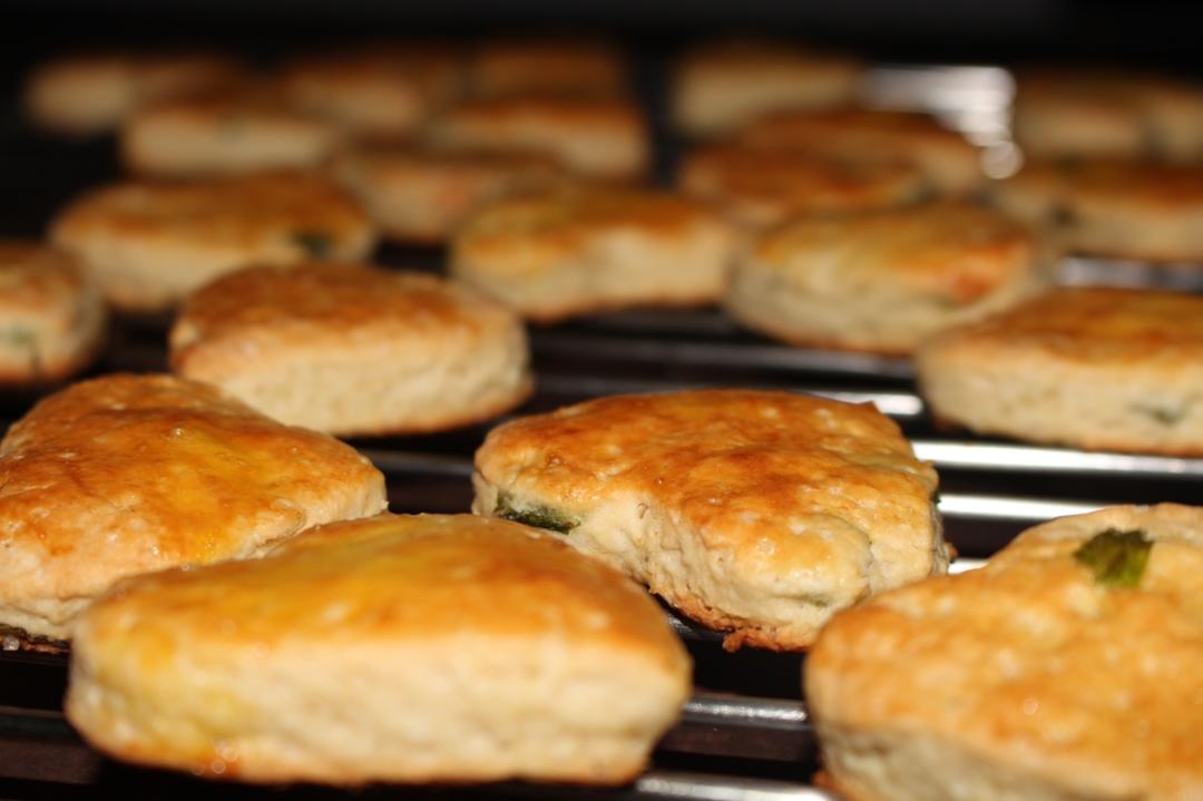 全麦香葱味增咸司康