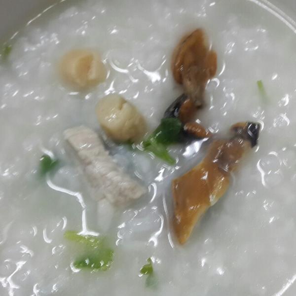 蚝豉菜干粥