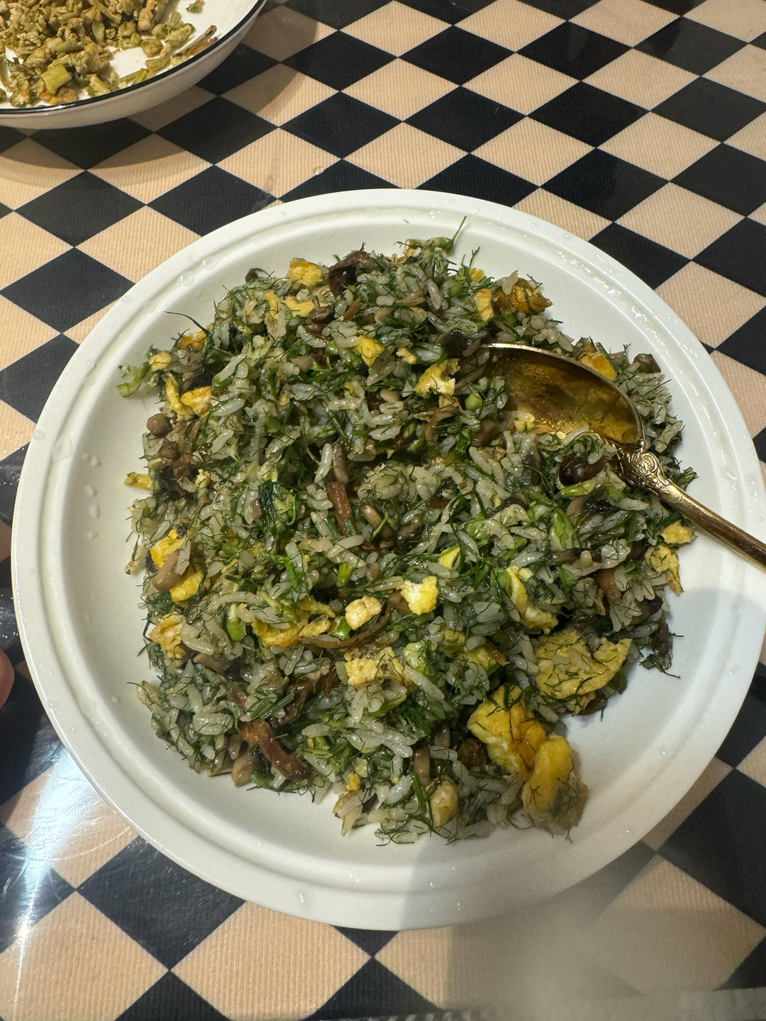 茴香蛋炒饭