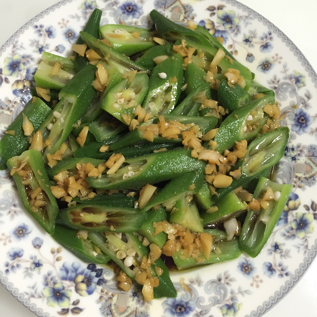 【白灼秋葵】清爽简单