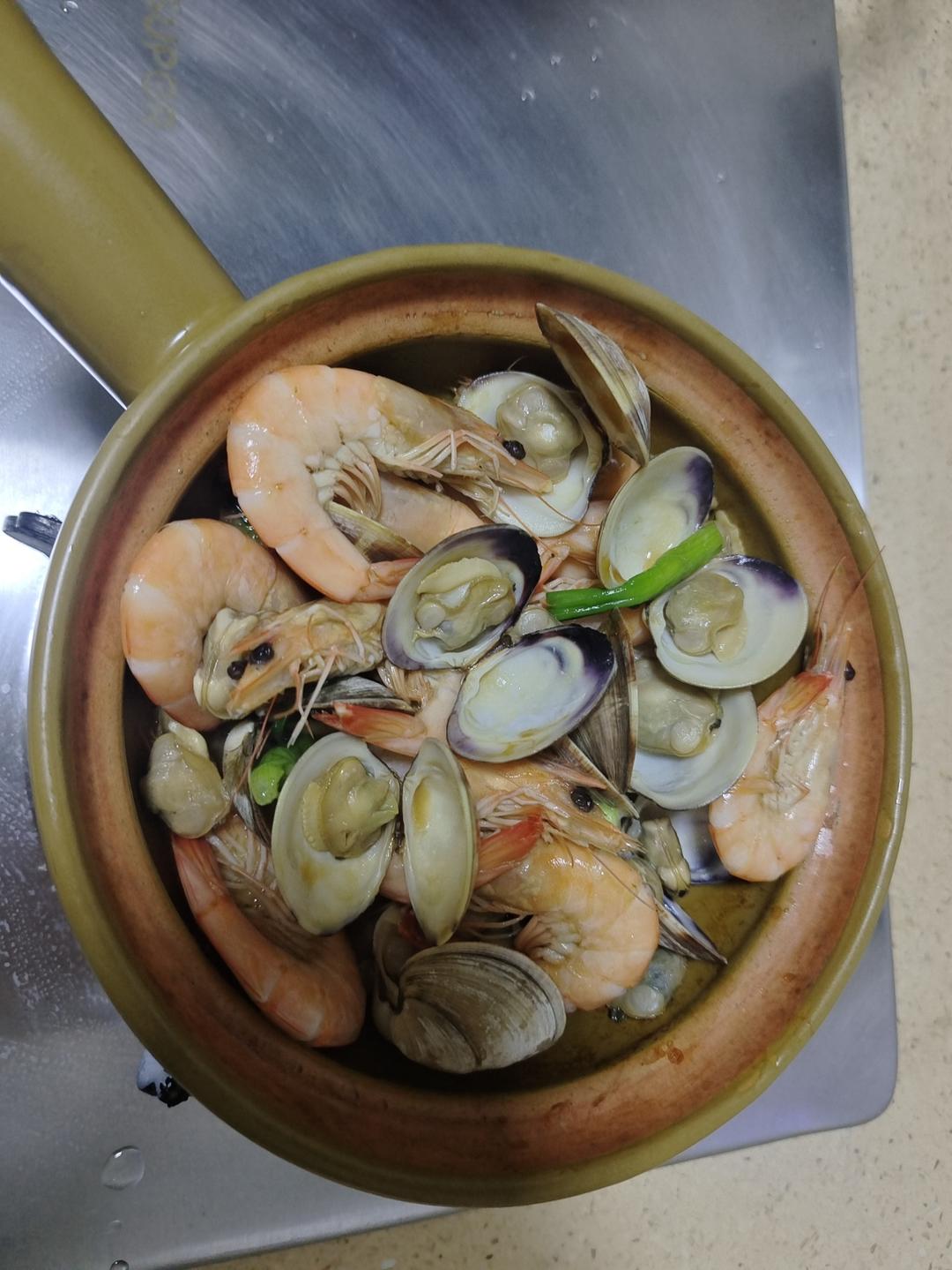茄汁大虾白贝