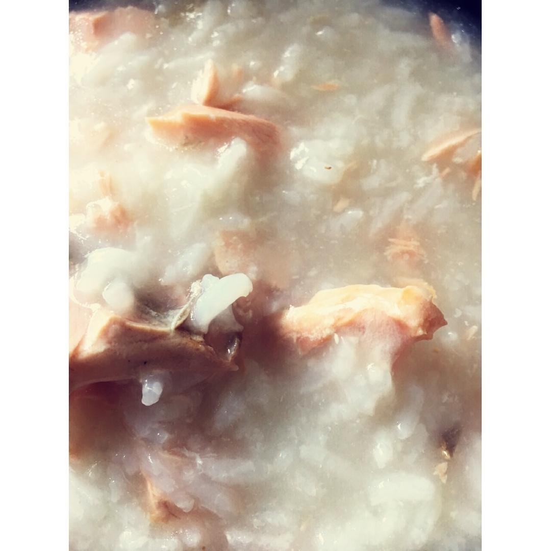 三文鱼粥