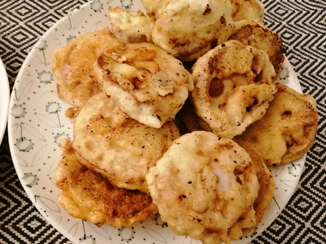 老济南炸藕合的做法