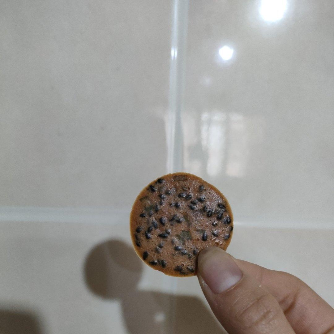 零失败巨简单🔥芝麻香葱薄脆饼
