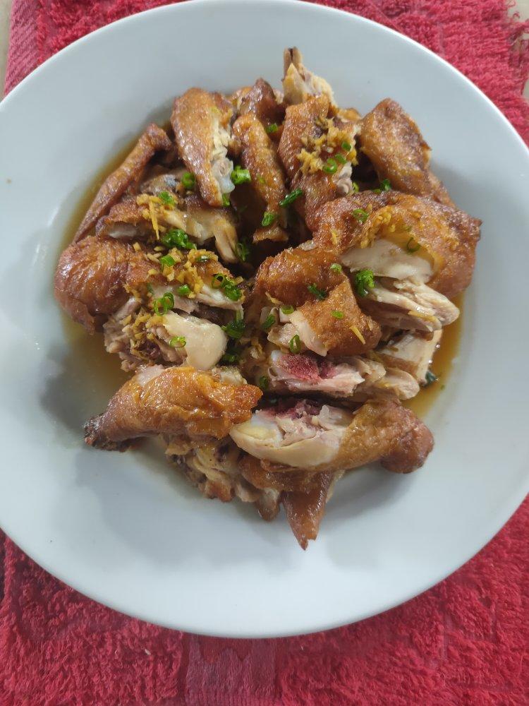 阮传煌做的油淋仔鸡