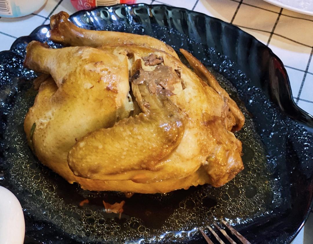 电饭煲烤全鸡