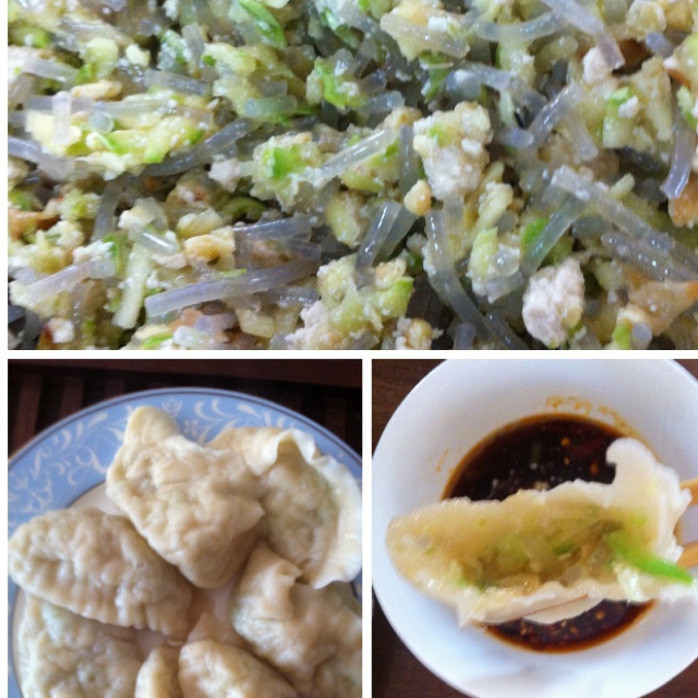 豆腐白菜水饺