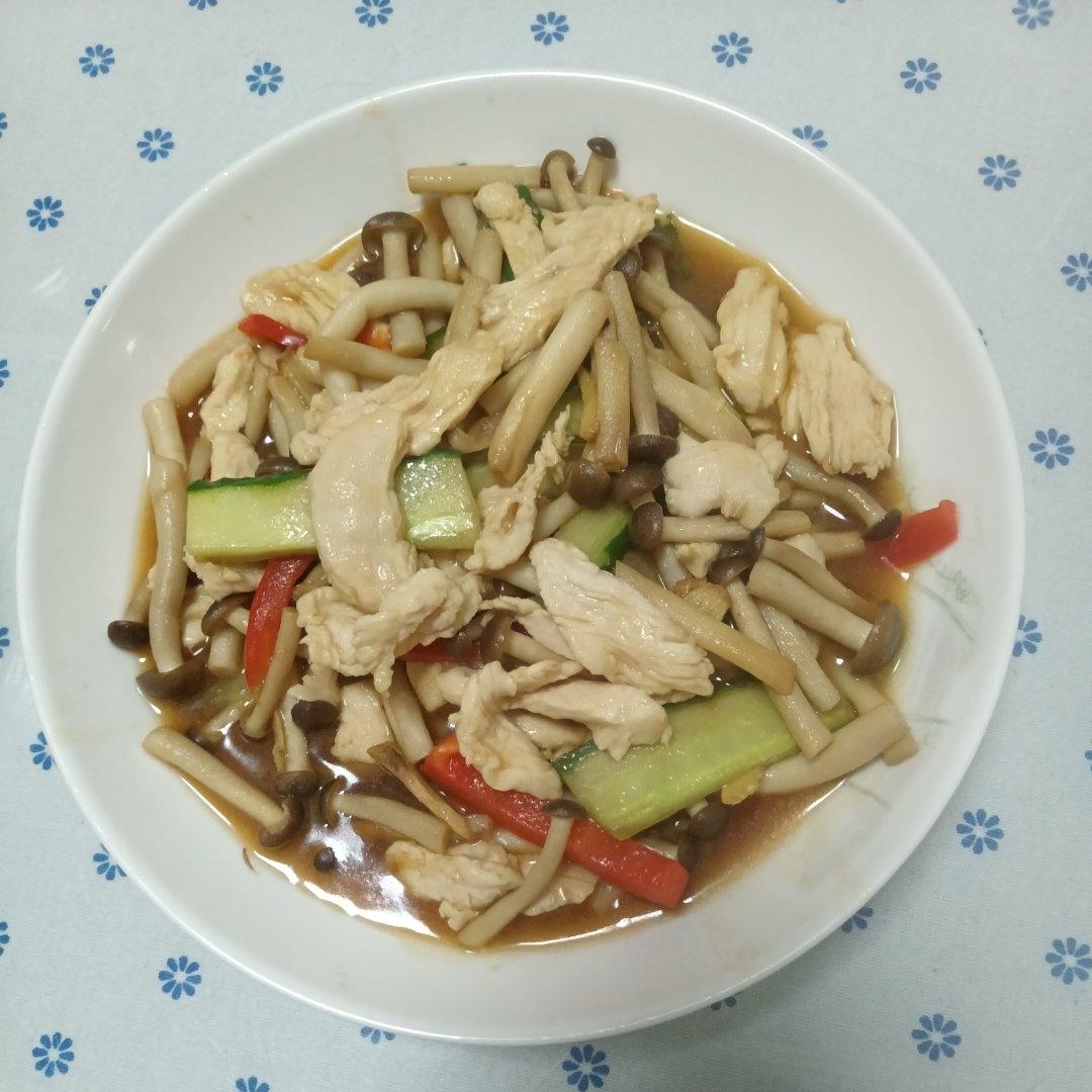素炒蟹味菇