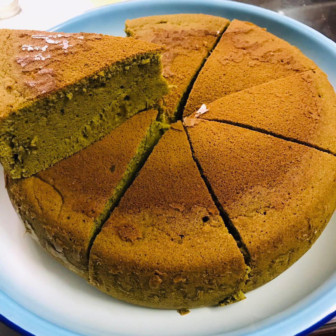 dearfunfun做的抹茶芝士蛋糕电饭煲版