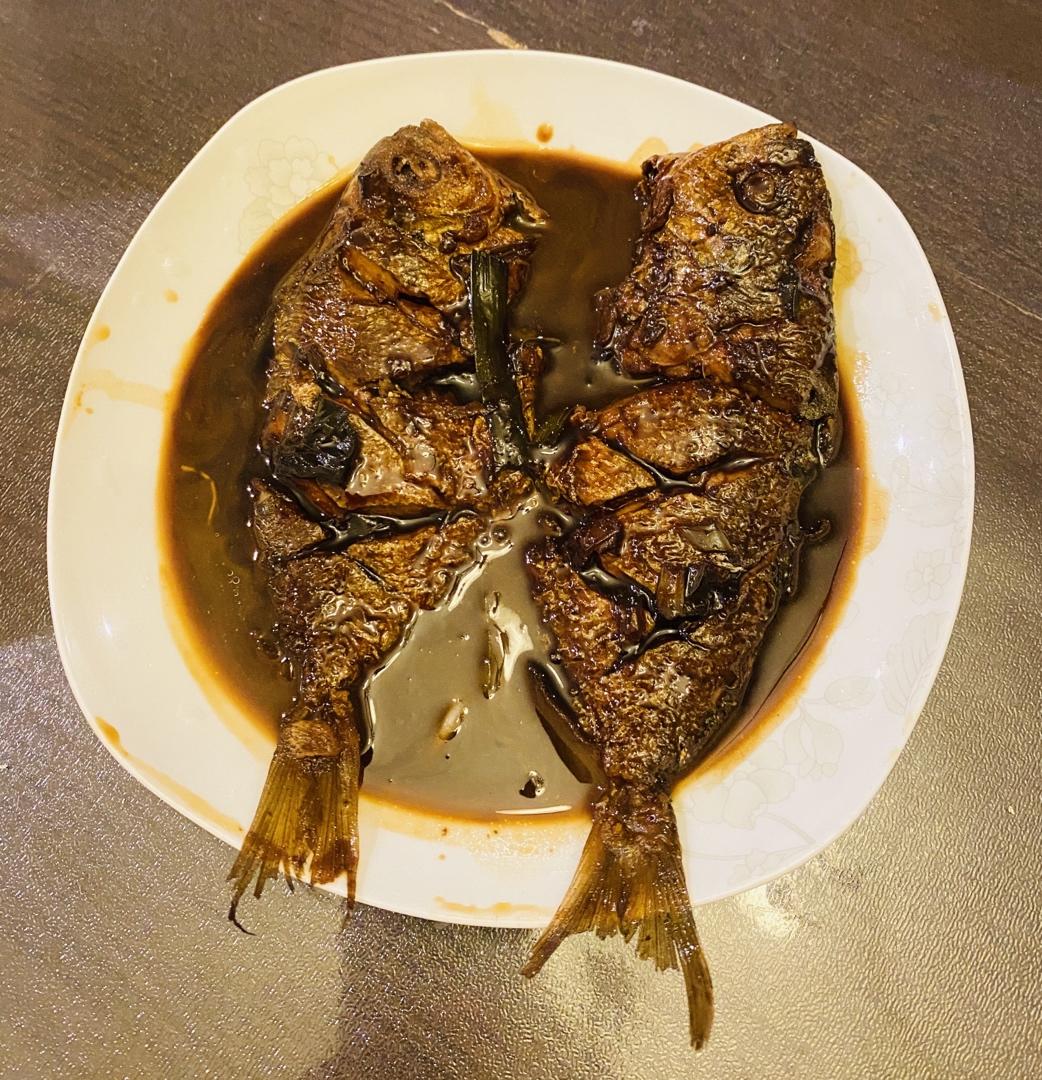 家常红烧鲳鱼