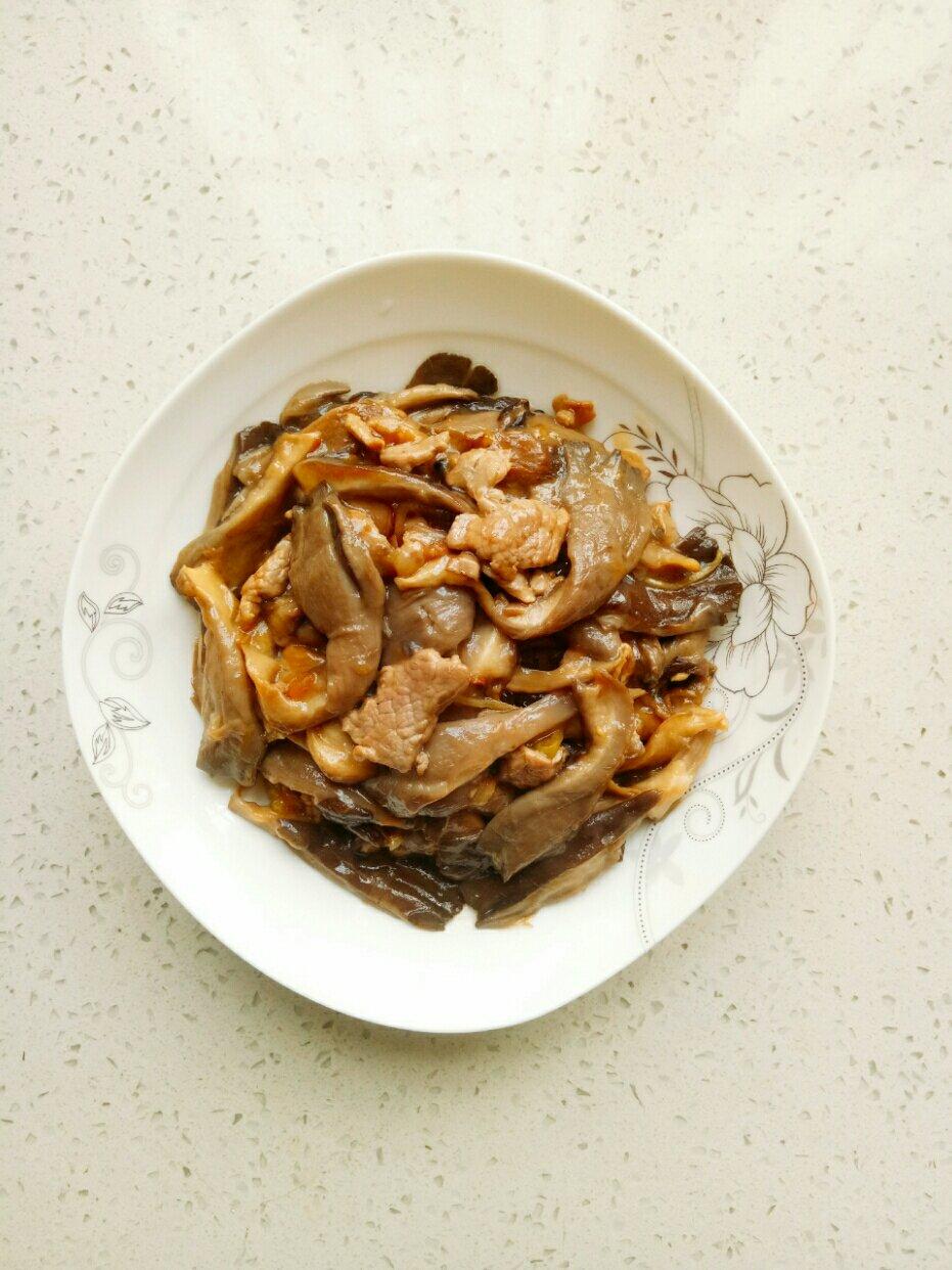 蘑菇炒肉丝