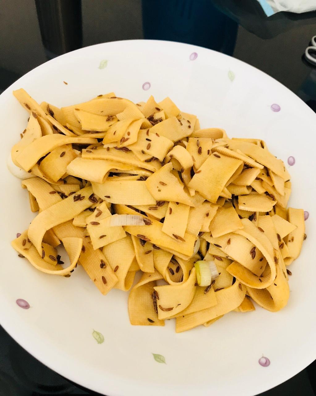 就叫胡大宝做的孜然干豆腐