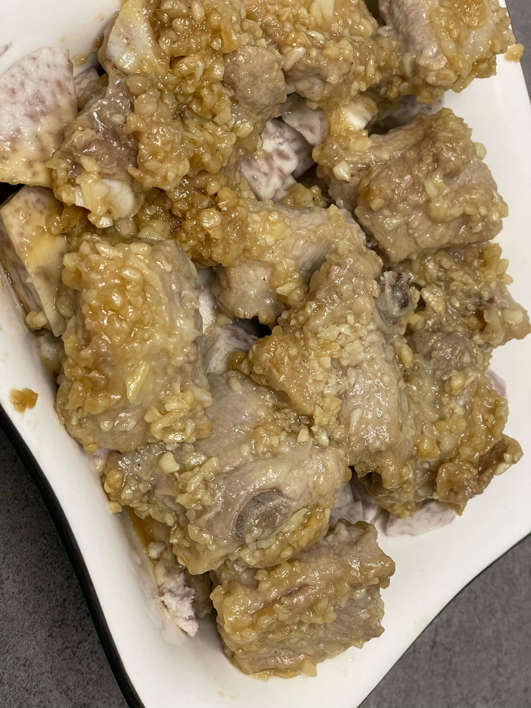 香芋蒸排骨