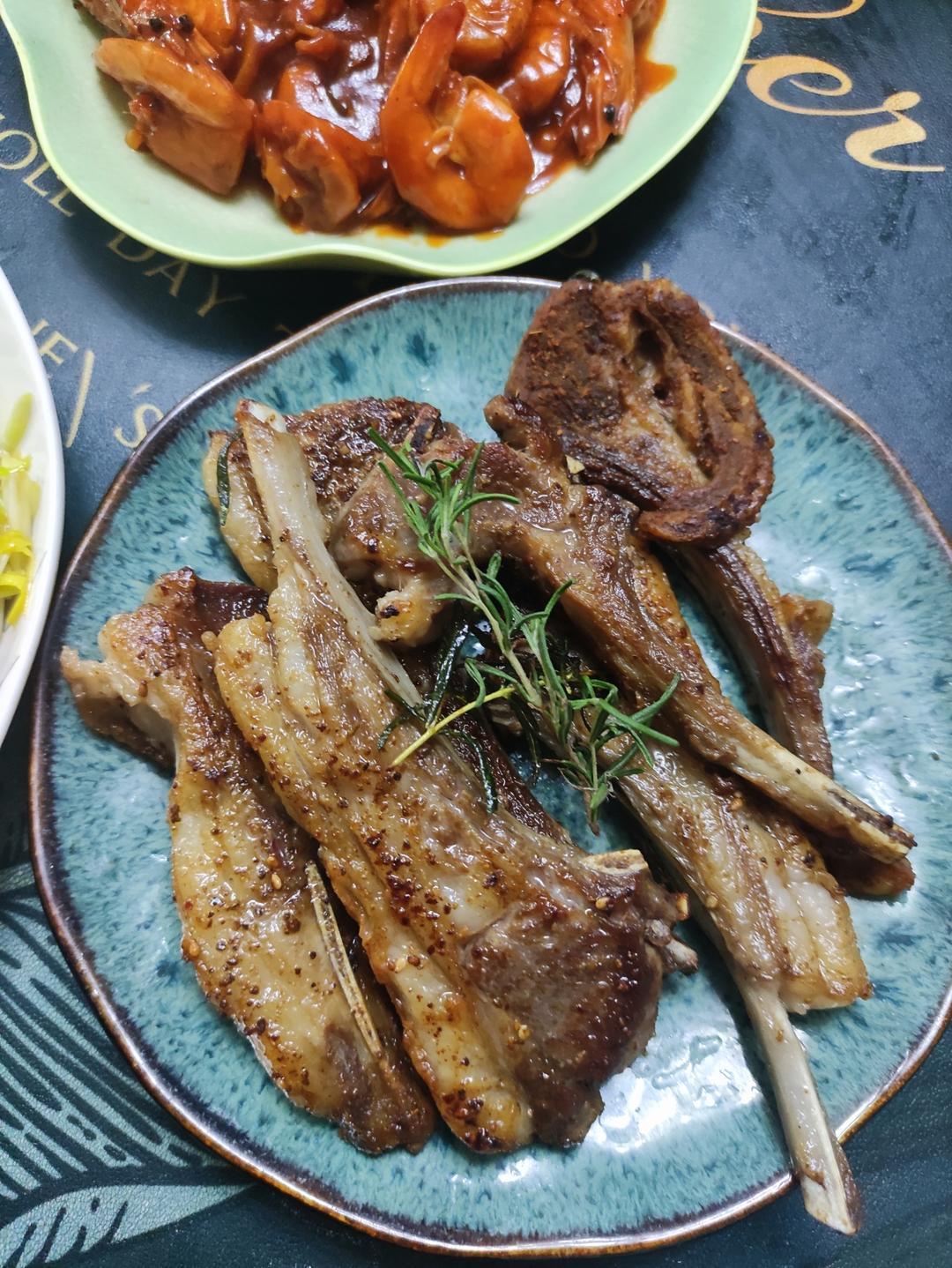 五分钟快手孜然香煎羊排